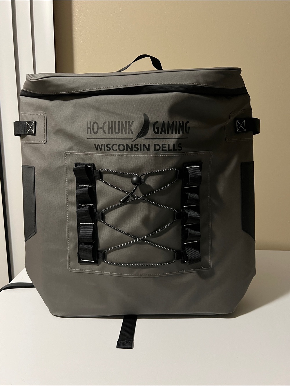 Gray Outdoor insulated Backpack cooler new